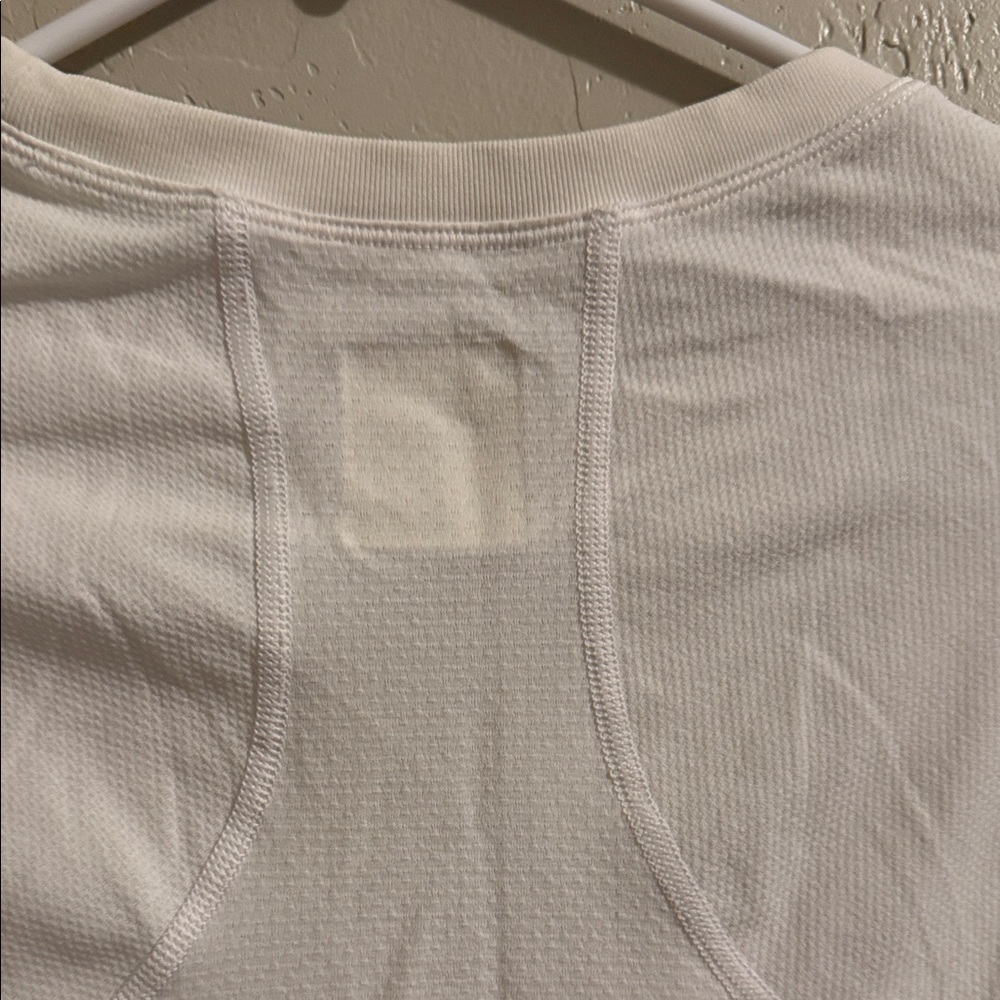 Athleta White Long Sleeve Running Top Small - Picture 7 of 9